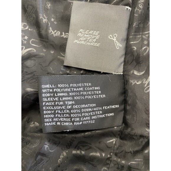 ZeroXposur Women's Puffer Jacket Black Faux-Fur Hood Ski Coat Size Med - Picture 14 of 15